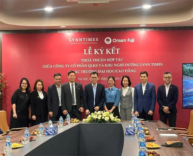 Lễ ký kết thỏa thuận hợp tác giữa Trường Đại học Lao động – Xã hội với Công ty Cổ phần Quản lý khách sạn và khu nghỉ dưỡng Lynntimes