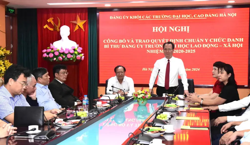 Đảng bộ Trường Đại học Lao động – Xã hội có tân Bí thư